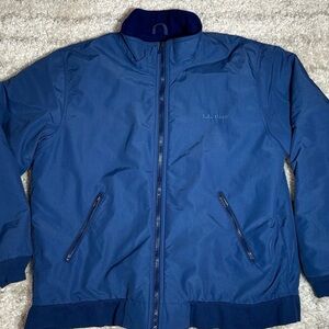 L.L. Bean Men's Navy Bomber Jacket